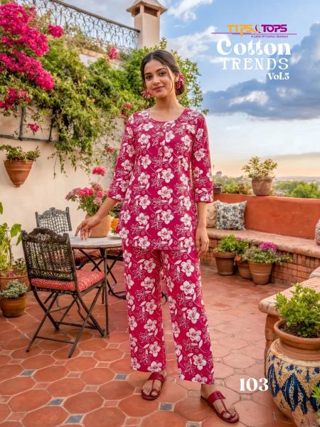 Tips & tops cotton trends vol 5 coord set bulk purchase online